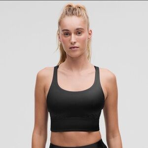 lululemon Energy Longline Bra Satin Shine